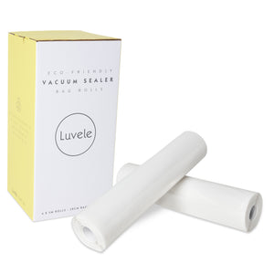 Luvele Vacuum Biodegradable Sealer Bag Rolls | 28cm by 40m Compostable Food Bags