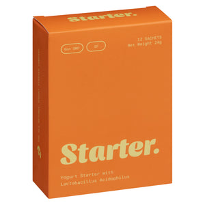 Traditional Yogurt Starter Culture - Includes Acidophilus - 12 sachets