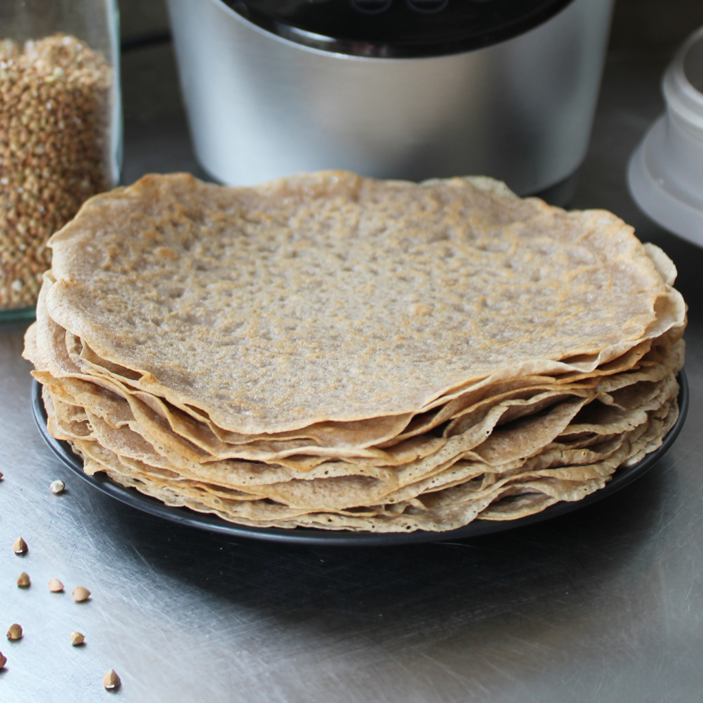 Versatile buckwheat crepes (sweet or savoury)