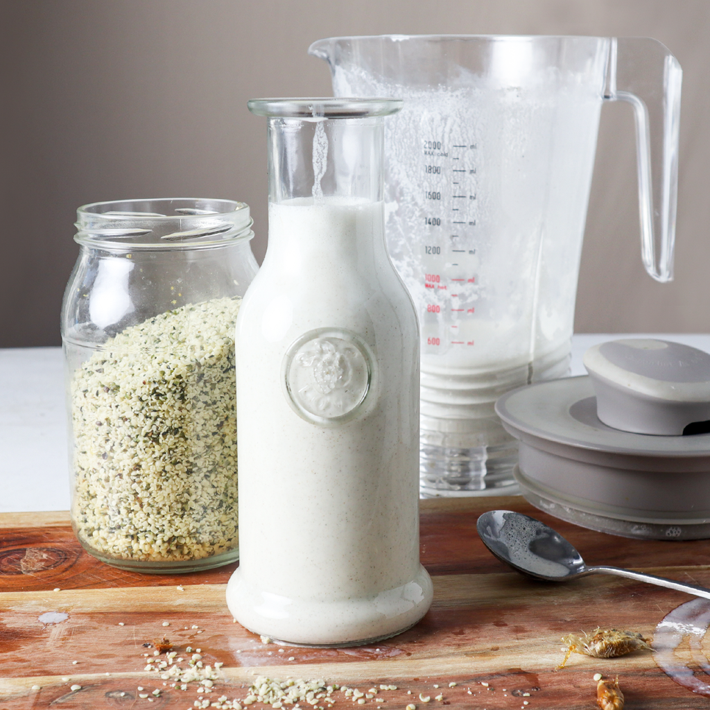 Homemade hemp milk recipe