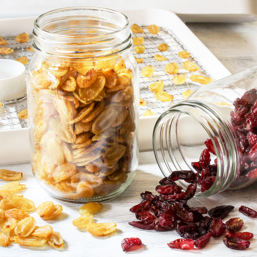 Make your own raisins in a food dehydrator