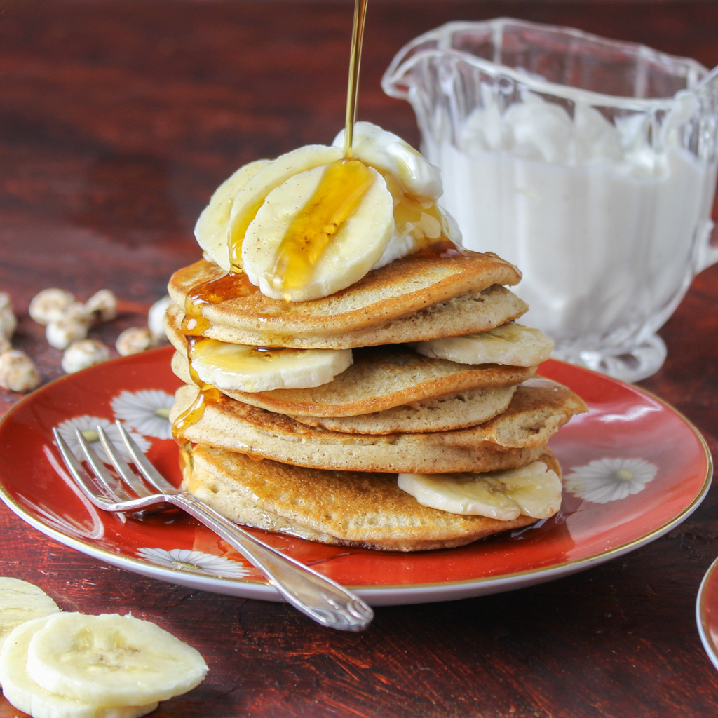 Maple & cinnamon Tigernut blender pancakes