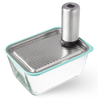Vacuum Glass Food Container with pump